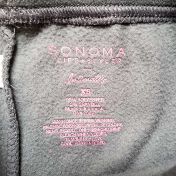 Slightly fuzzy gray leggings - Picture 2 of 2